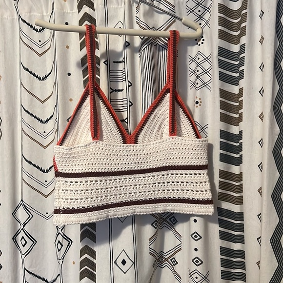 American Eagle Crochet Crop Tank - Picture 2 of 5